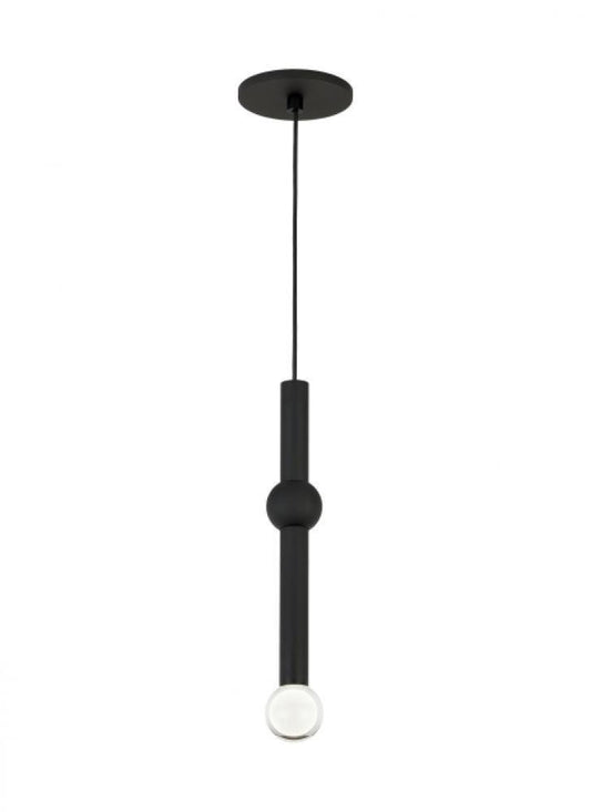 Visual Comfort Modern Guyed Light Pendant Nightshade Black