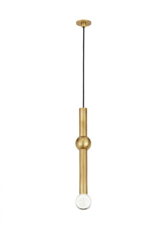 Visual Comfort Modern Guyed Port Alone Pendant Natural Brass