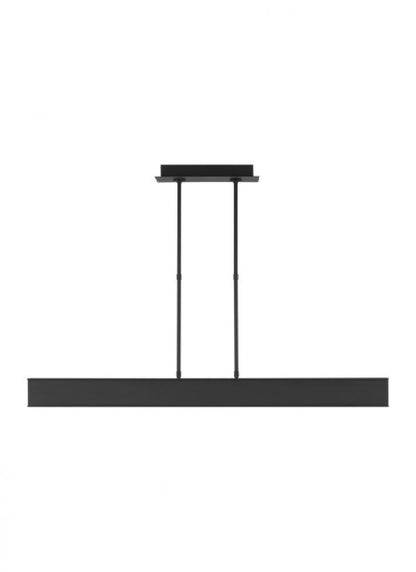 Visual Comfort Modern I-Beam 47 Linear Suspension Nightshade Black