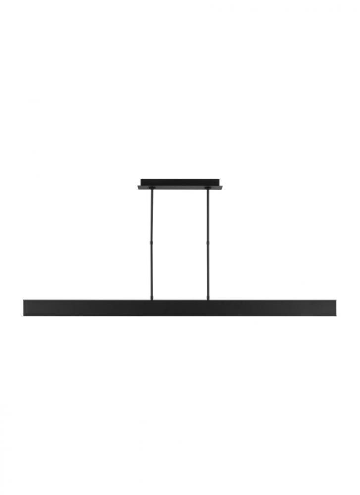 Visual Comfort Modern I-Beam 72 Linear Suspension Nightshade Black