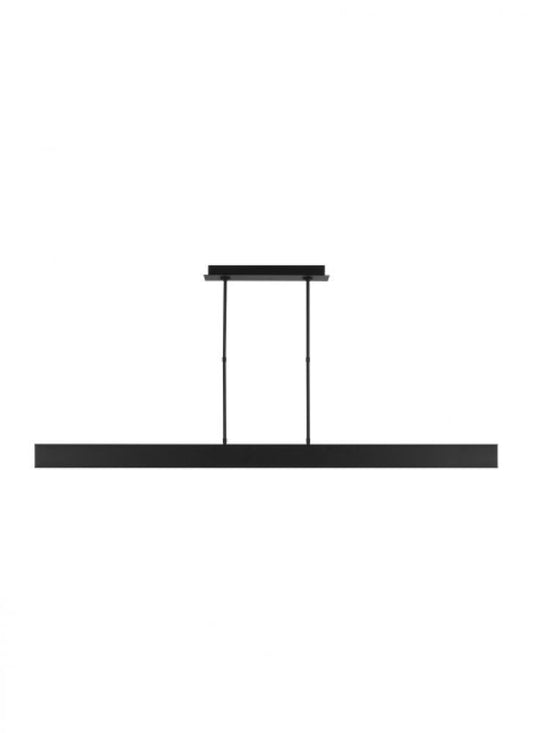 Visual Comfort Modern I-Beam 72 Linear Suspension Nightshade Black