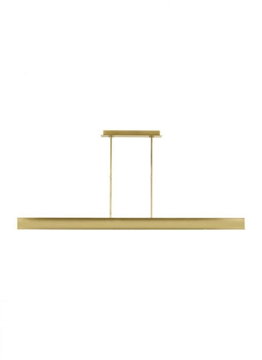 Visual Comfort Modern I-Beam 72 Linear Suspension Plated Brass