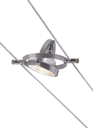 Visual Comfort & Co. Modern Collection K-Hello Head, 1-Light, Satin Aluminum, 3.5"W (700KHELLO3 70P9H1Y)