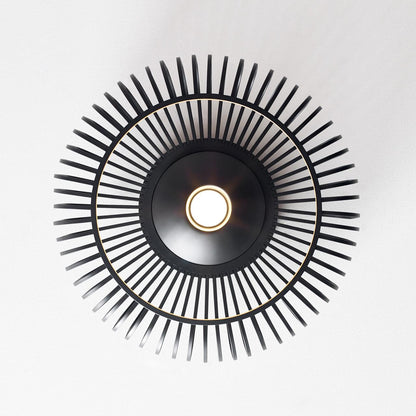 Visual Comfort & Co. Modern Collection Kai Flush Mount, 1-Light, LED, Black, 15"W (700FMKAI15B-LED930 70PDJT8)