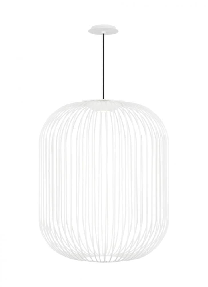Visual Comfort Modern Kai Pendant Matte White