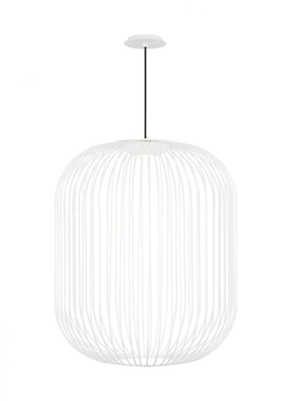 Visual Comfort Modern Kai Pendant Matte White