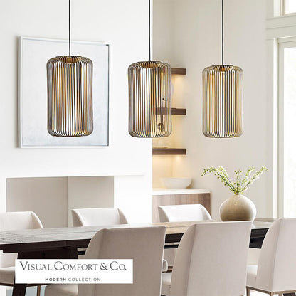 Visual Comfort Modern Kai Pendant Matte White