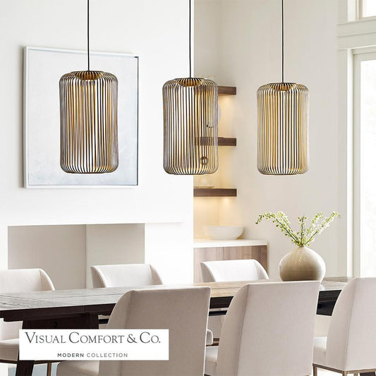 Visual Comfort Modern Kai Pendant Matte White
