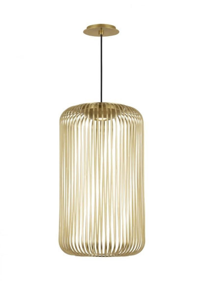 Visual Comfort Modern Kai Pendant Plated Brass