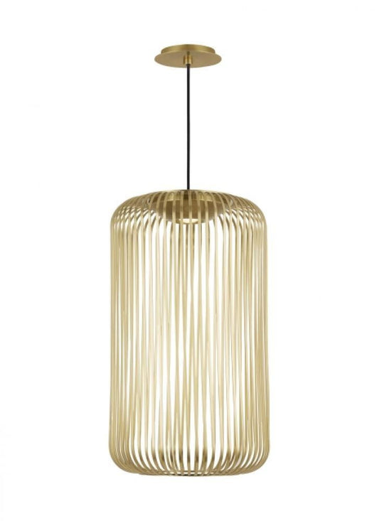 Visual Comfort Modern Kai Pendant Plated Brass
