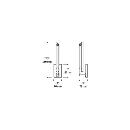 Visual Comfort & Co. Modern Collection Kal Small Sconce