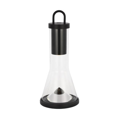 Visual Comfort Modern Kandella Accent Rechargeable Table Lamp Black