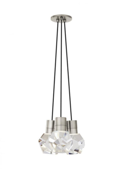 Visual Comfort Modern Kira Ceiling Pendant Satin Nickel