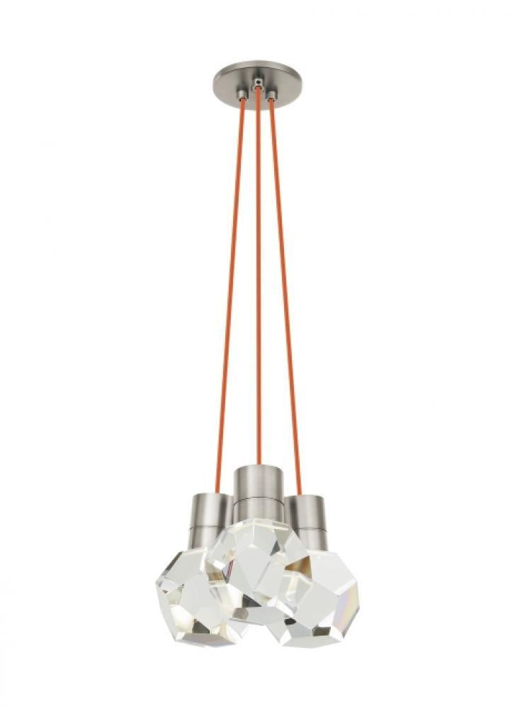 Visual Comfort Modern Kira Ceiling Pendant Satin Nickel