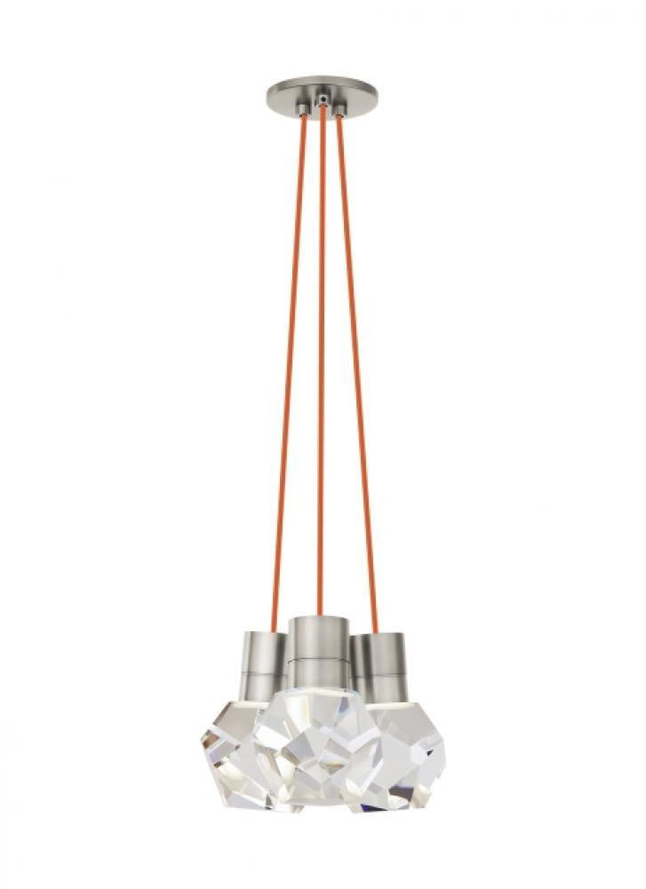 Visual Comfort Modern Kira Ceiling Pendant Satin Nickel