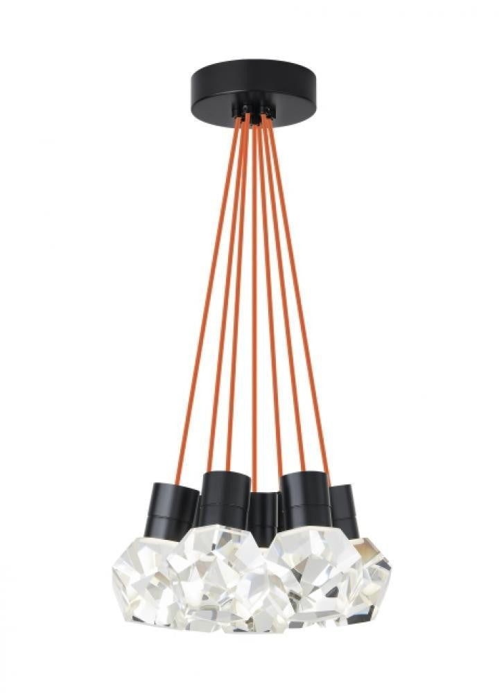 Visual Comfort Modern Kira Ceiling Pendant Black