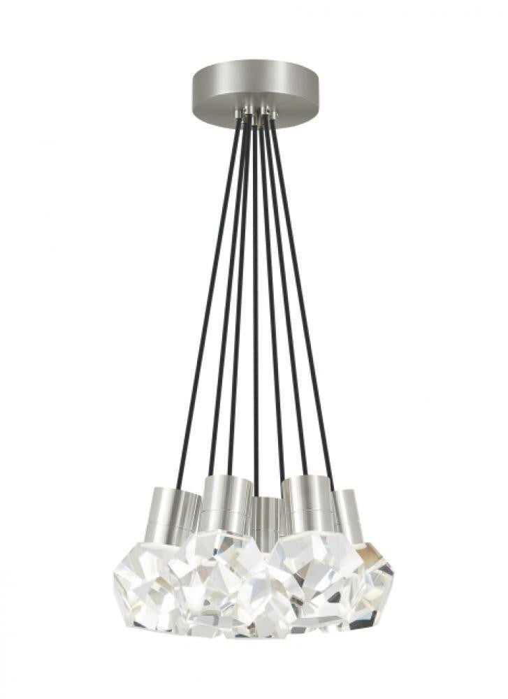 Visual Comfort Modern Kira Ceiling Pendant Satin Nickel