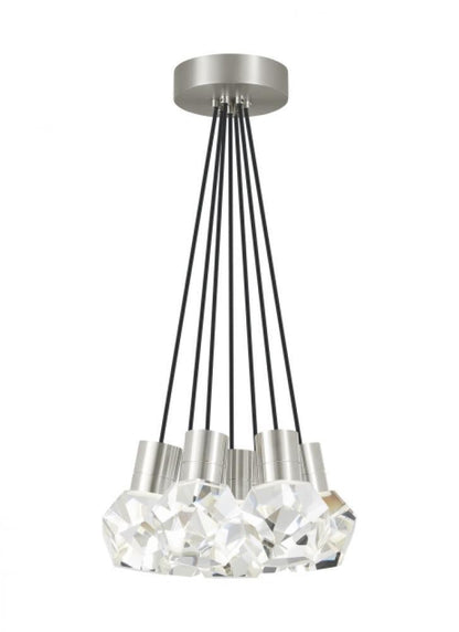 Visual Comfort Modern Kira Ceiling Pendant Satin Nickel