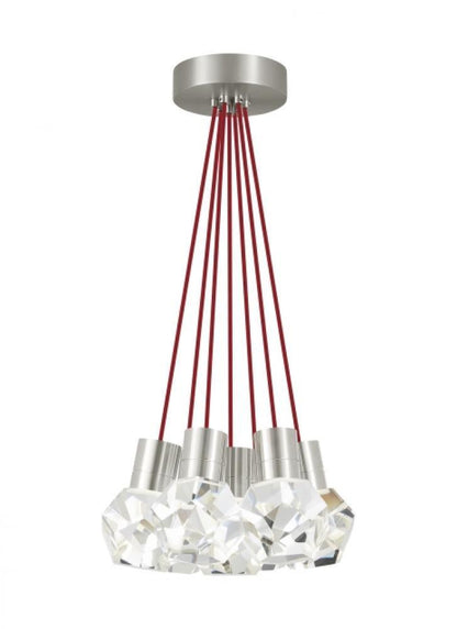 Visual Comfort Modern Kira Ceiling Pendant Satin Nickel