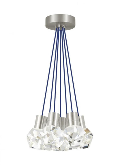 Visual Comfort Modern Kira Ceiling Pendant Satin Nickel