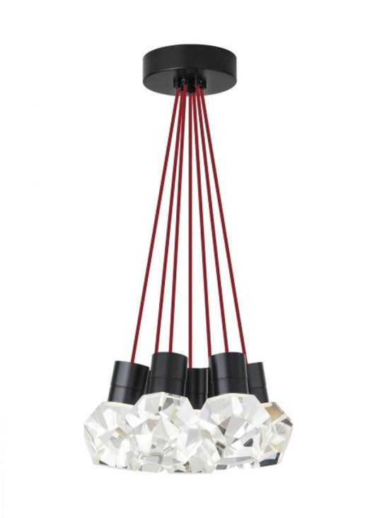 Visual Comfort Modern Kira Chandelier Black