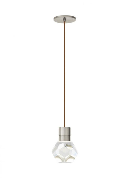Visual Comfort Modern Kira Pendant Satin Nickel