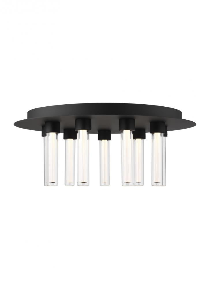 Visual Comfort Modern Kola Flush Mount Black