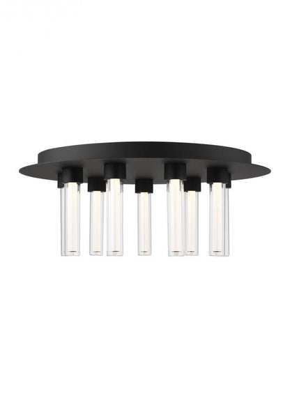 Visual Comfort Modern Kola Flush Mount Black
