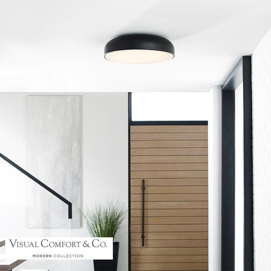 Visual Comfort Modern Kosa Flush Mount White