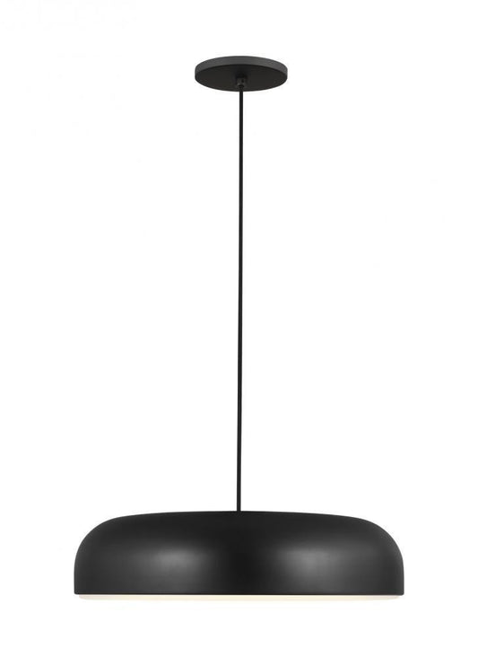 Visual Comfort & Co. Modern Collection Kosa Pendant, 1-Light, LED, Black, 18"W (700TDKOSA18B-LED930 70PGAKC)