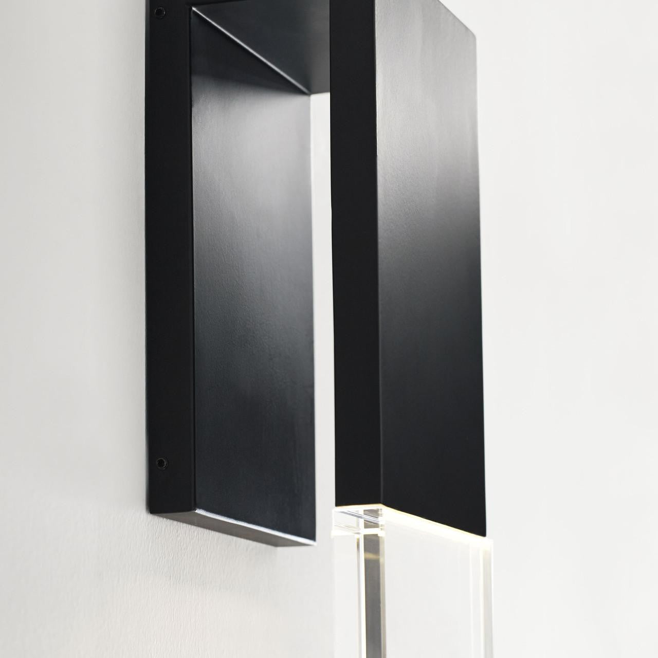 Visual Comfort & Co. Modern Collection Kulma Large Wall Sconce, 1-Light, Black, 20.4"H (700OWKLM92720BUNV 70PGHF4)