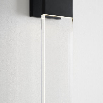 Visual Comfort & Co. Modern Collection Kulma Large Wall Sconce, 1-Light, Black, 20.4"H (700OWKLM92720BUNV 70PGHF4)