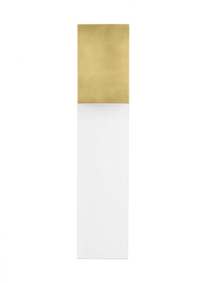Visual Comfort & Co. Modern Collection Kulma Large Wall Sconce, 1-Light, Natural Brass, 20.4"H (700OWKLM92720NBUNV 70PGHF5)