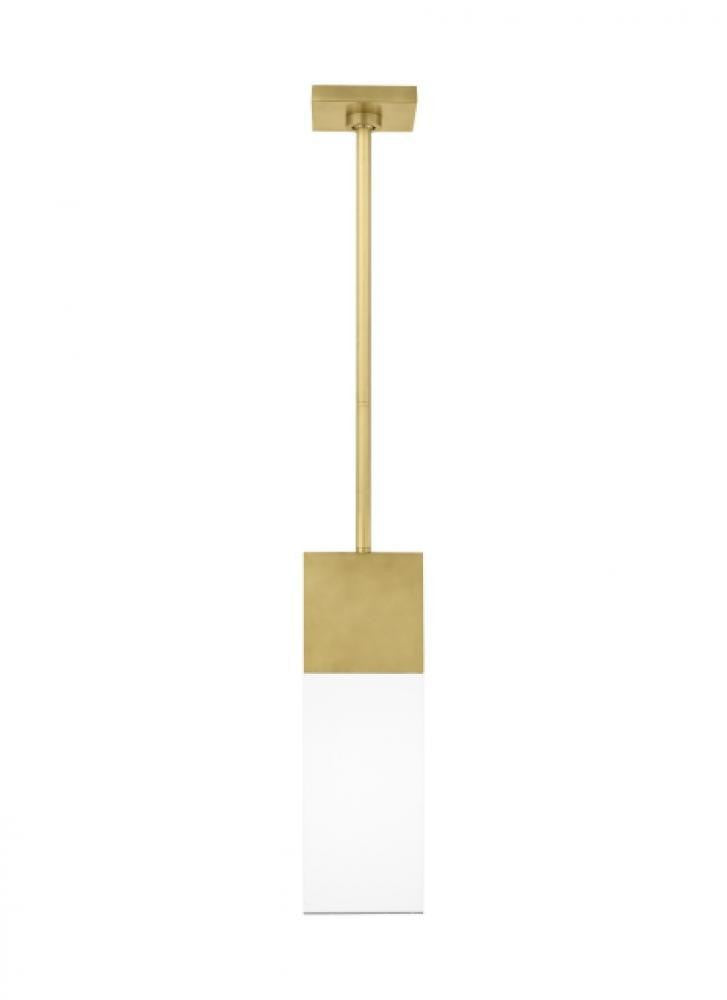 Visual Comfort Modern Kulma Small Pendant Natural Brass