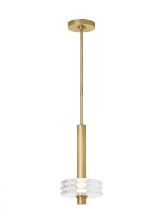 Visual Comfort Modern Laurel Large Pendant Natural Brass