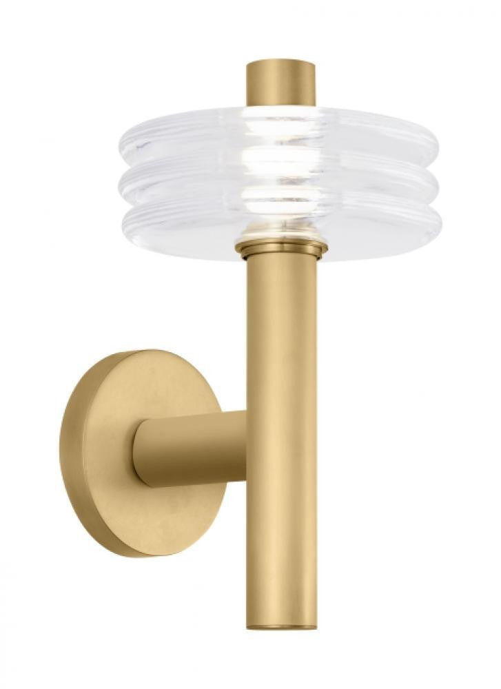 Visual Comfort Modern Laurel Medium Sconce Natural Brass