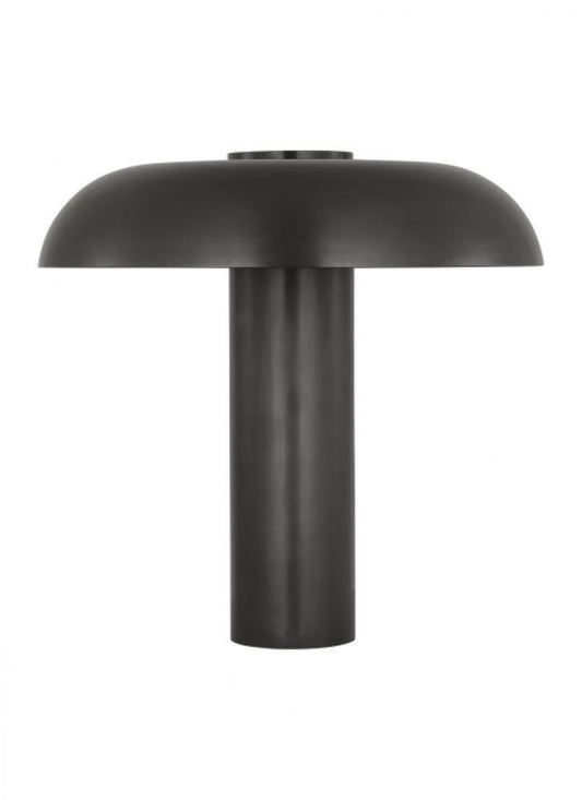Visual Comfort Modern Louver Medium Table Lamp Dark Bronze