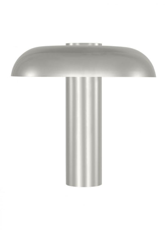 Visual Comfort Modern Louver Medium Table Lamp Natural Brass