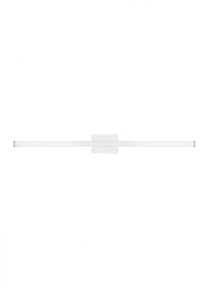 Visual Comfort Modern Lufe Square Bath Bar Light Chrome