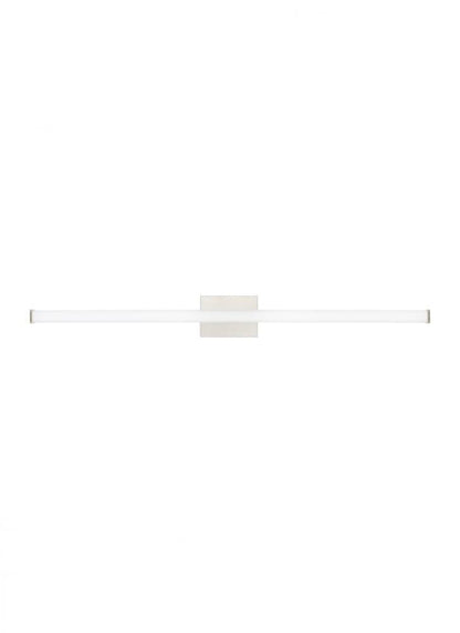 Visual Comfort Modern Lufe Square Bath Bar Light Satin Nickel