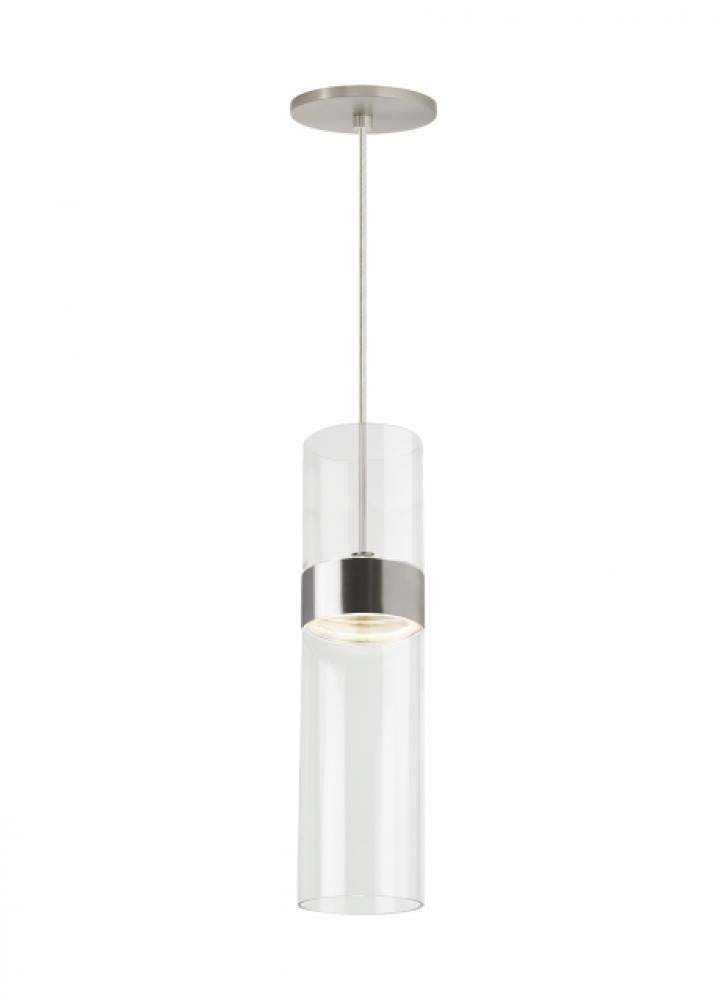 Visual Comfort Modern Manette Pendant Satin Nickel
