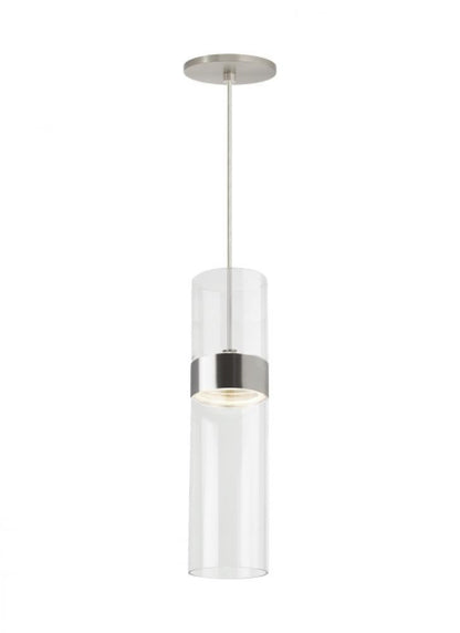 Visual Comfort Modern Manette Pendant Satin Nickel