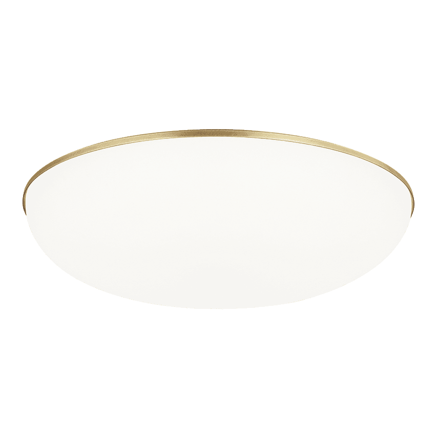 Megan Flush Mount Plated Brass