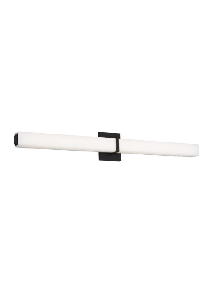 Visual Comfort Modern Milan Bath Vanity Nightshade Black