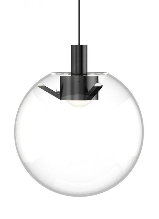 Visual Comfort Modern Mini Palona Pendant Black
