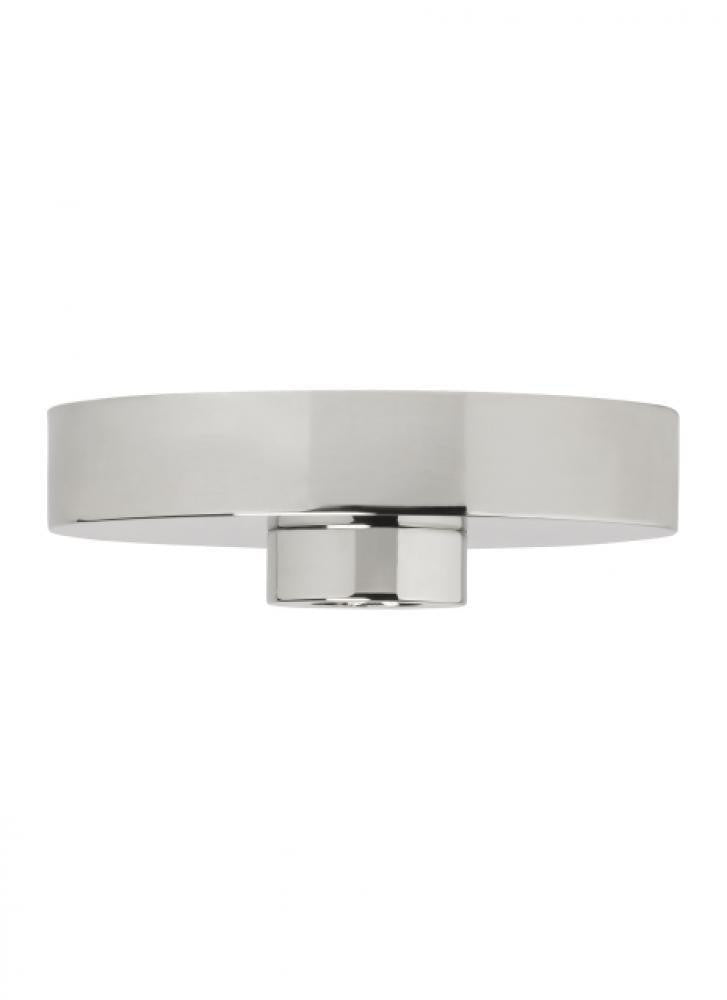 Visual Comfort Modern Line-Voltage Shallow Canopy Nightshade Black