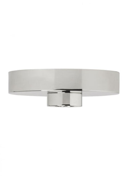 Visual Comfort Modern Line-Voltage Shallow Canopy Nightshade Black