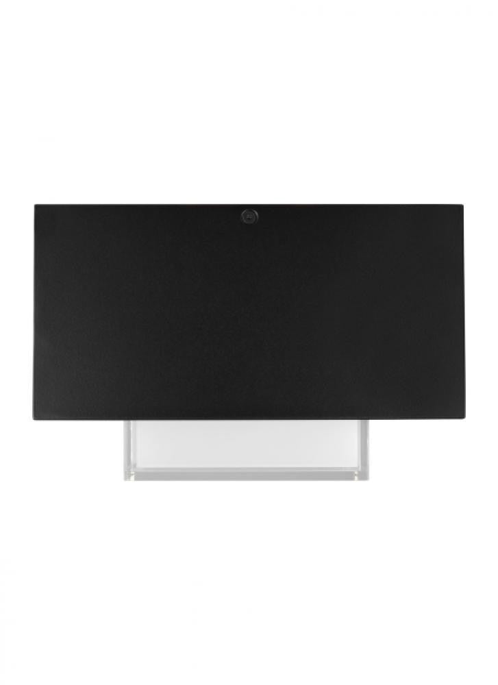 Visual Comfort Modern Modern Square Geometric Small Ceiling Flush Mount Black