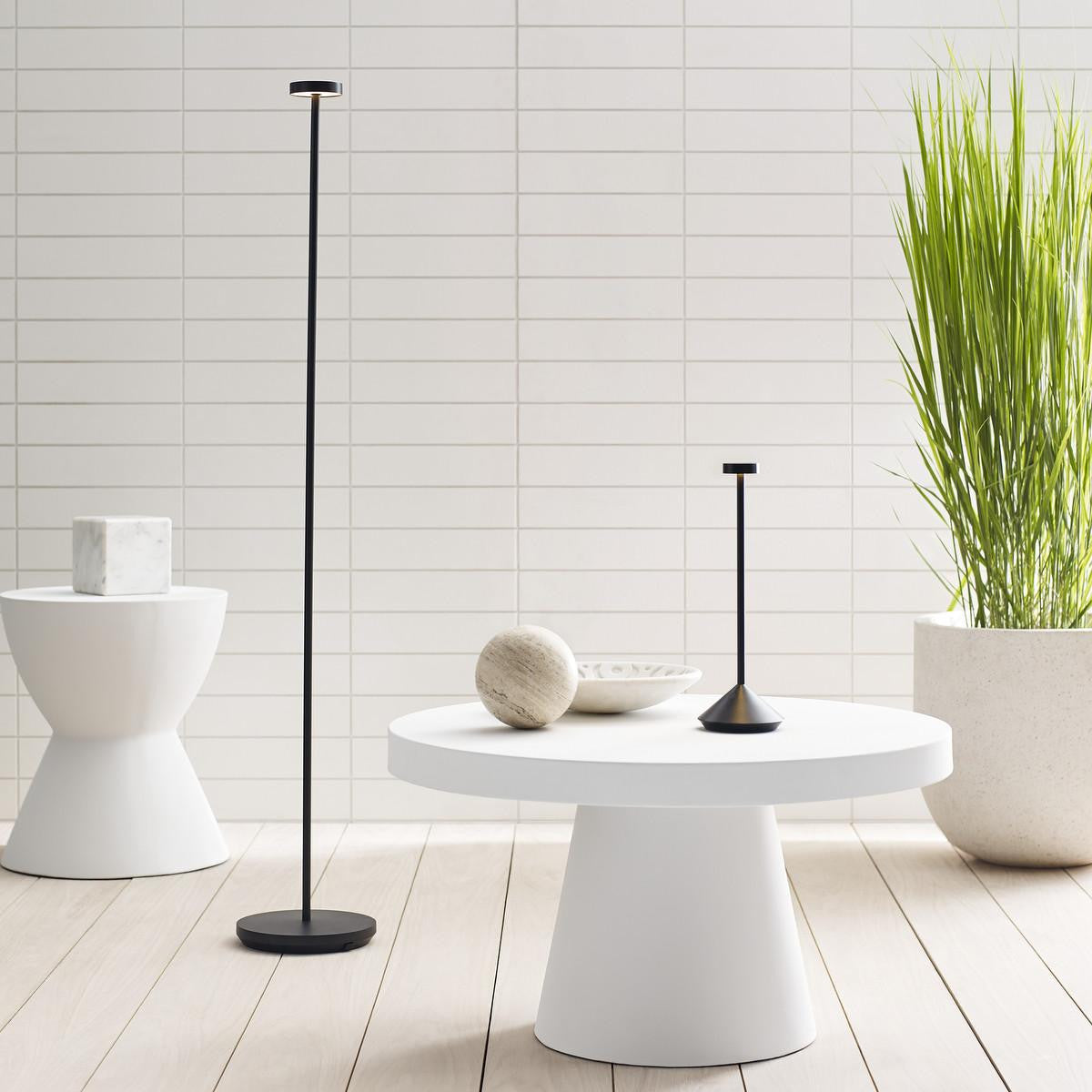 Visual Comfort & Co. Modern Collection Moneta Medium Rechargeable Floor Lamp, Visual Comfort & Co. Modern Collection SLFL53727B 70PNMU2