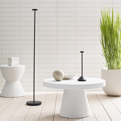 Visual Comfort & Co. Modern Collection Moneta Medium Rechargeable Floor Lamp, Visual Comfort & Co. Modern Collection SLFL53727B 70PNMU2